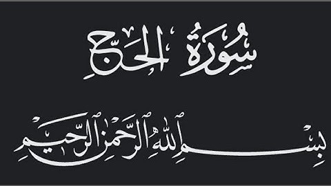 ما تيسر من سوره الحج - القارئ ايمن موسى