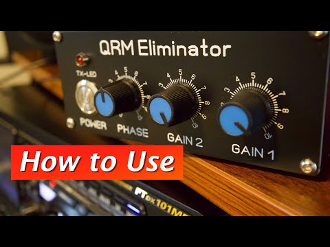 How to setup and use the QRM Eliminator! Noise Interference Gone!