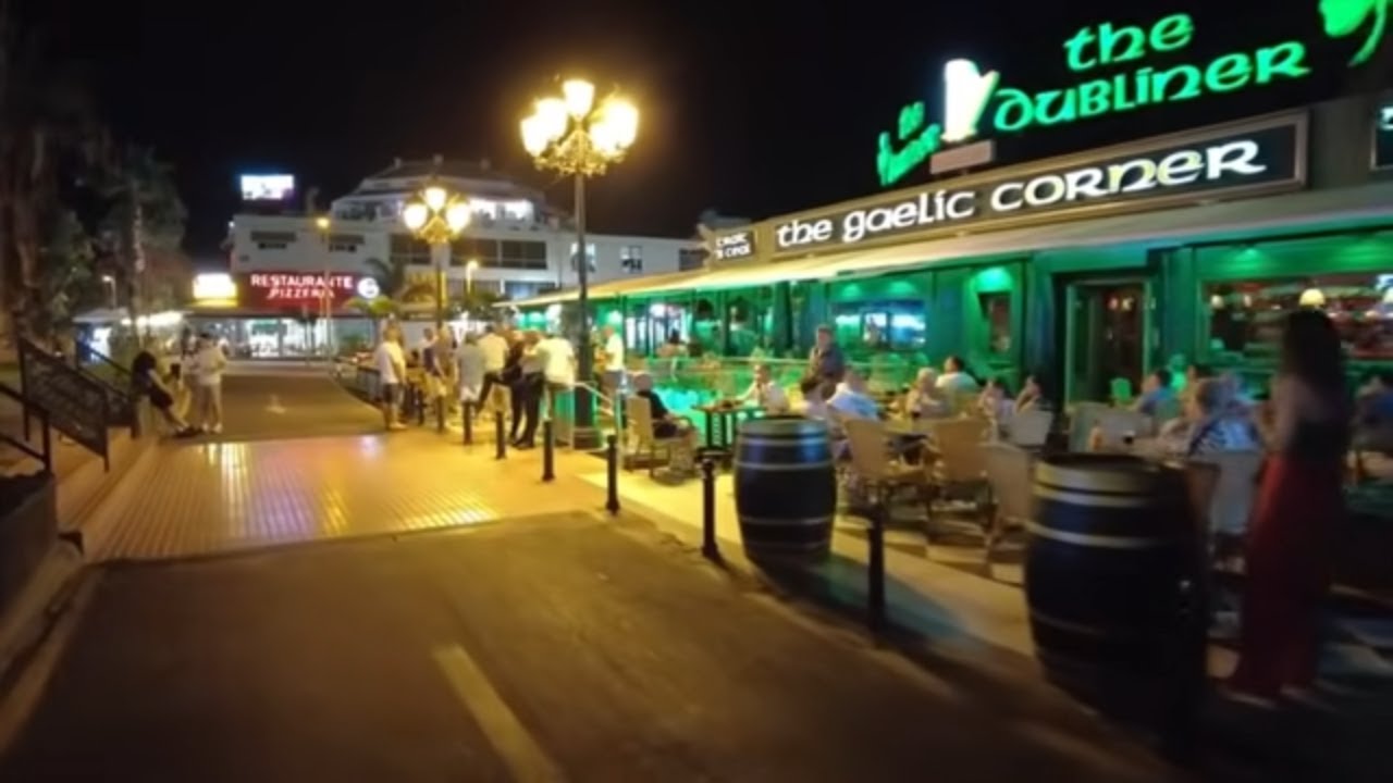 Ночная жизнь ТЕНЕРИФЕ Лас Америкас Гэльский уголок Patch