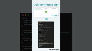 Create interactive tabs