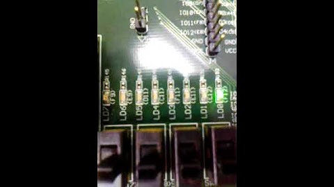 LatticeMico32:LED control