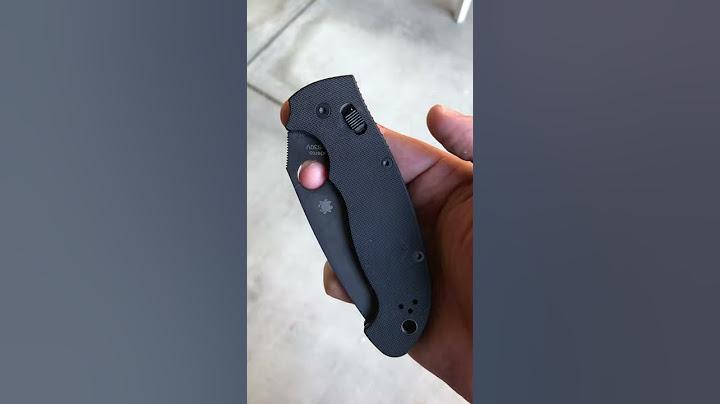 Spyderco Manix XL Steel Ball vs. Ceramic Ball Sound
