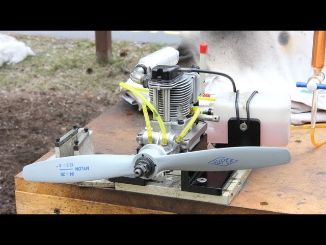 YS 91-AC Gas Conversion YS FZ91 - YouTube