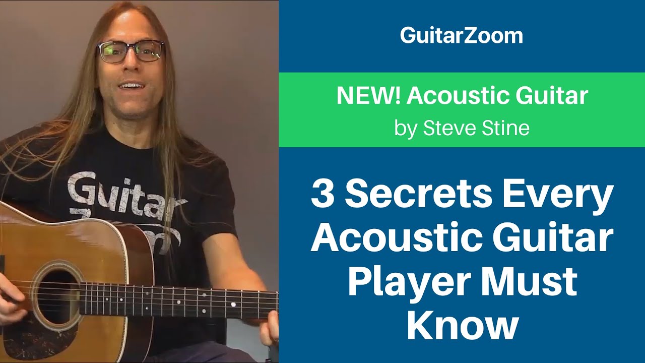 3 Secrets Every Acoustic Guitar Player Must Know Acoustic Guitar Part 2 YouTube