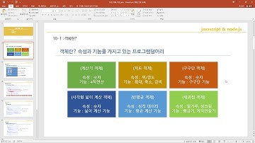 Javascript와 Node js 10강 객체 기본