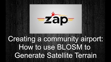 How to Create a Community Airport for Tower! Simulator 3: Using BLOSM to generate Satellite Terrain