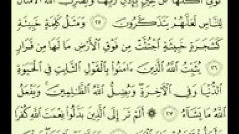 سوره إبراهيم - ماهر المعيقلي -ايه 28 -  34
