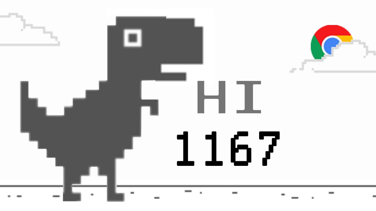 Offline T-Rex Game - Google Dino Run | Canvas Print