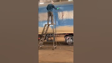 Technician Job || Blue Painting Process On Shatabdi Coach