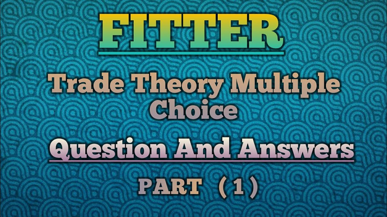 fitter special | fitter objective | ncvt mcq | fitter multiple choice questions paper| fitter mcq |
