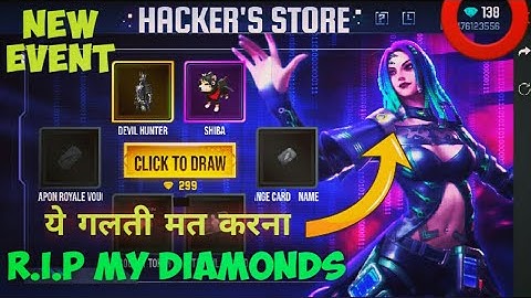 I Got All Rare Item From Hacker Store |R.I.P My Diamonds 😭 | Moco 3.0 Event Full Details |