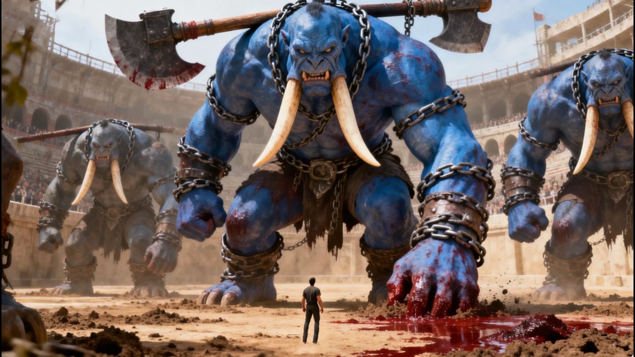 【FULL MOVIE】廢柴小夥掉落巨人巢穴，遭遇巨人怪攻擊，絕境逆襲殺出一條生路！