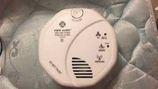 First Alert SCO500 2 of 2 Detected CARBON MONOXIDE! ( 214 PPM )
