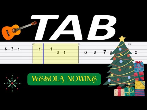 🎸 Wesołą nowinę - melodia TAB (gitara) 🎸