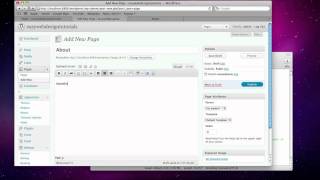 Creating pages in Wordpress - part 3