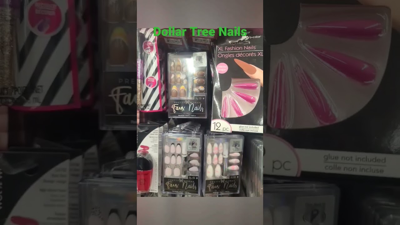 Check out these cute Dollar Tree Nails #dollartree