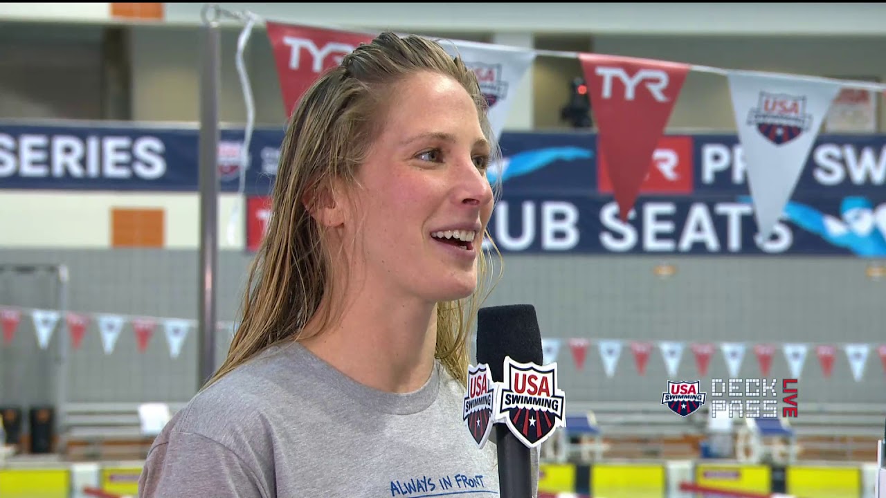 Deck Pass Live from the TYR Pro Swim Series at Knoxville -  Day 3 Afternoon with Ashley Twichell