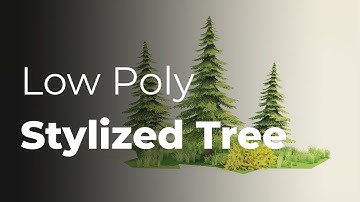 How to create a stylized pine tree in blender 2.8
