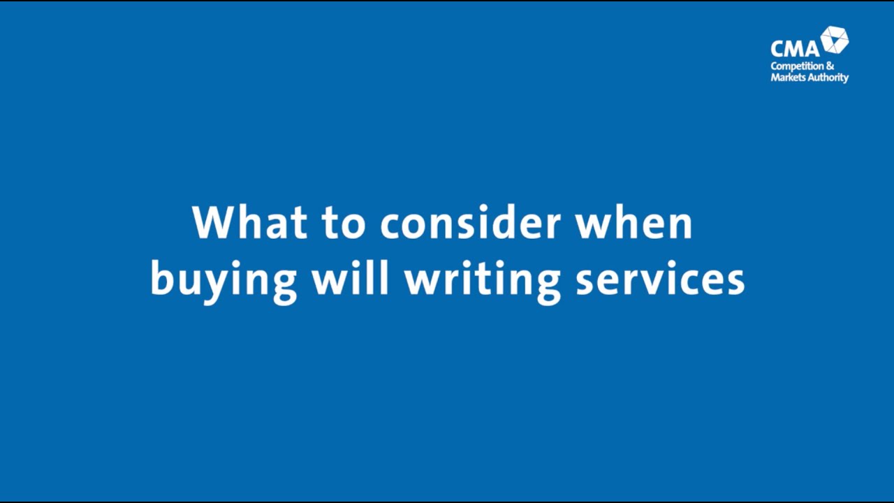 What to consider when buying will writing services