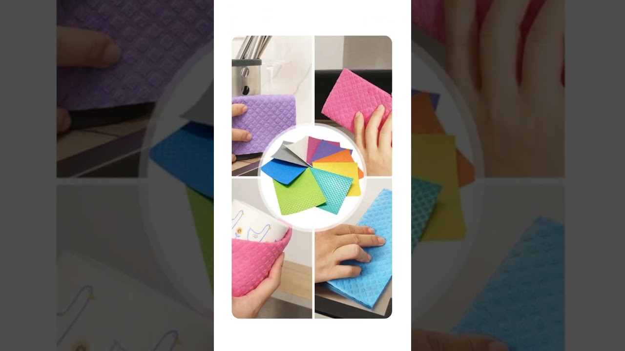 EcoNest Kitchen Reusable Dishcloths - 10pc Magic Cleaning Cloth Set