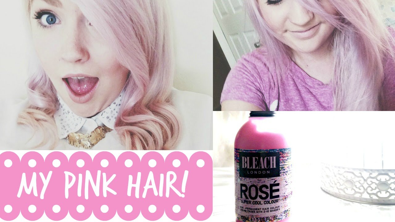 How I got my Pink Hair! YouTube