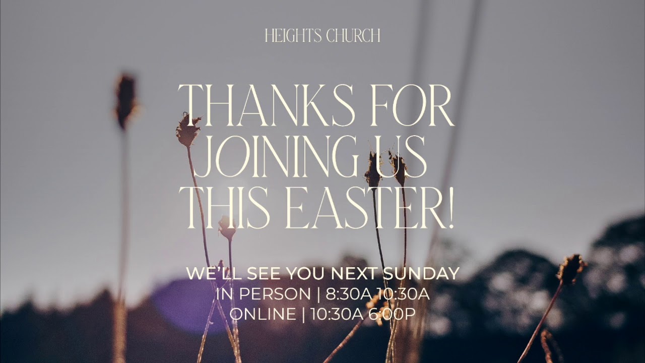 Easter At Watson Lake LIVE Heights Church YouTube