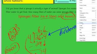 Divide Decimal Whole Numbers 3 8