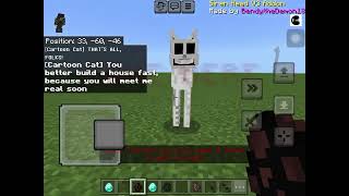 Minecraft pe white cartoon cat Addon (Link in comments if description link doesn’t work) screenshot 3