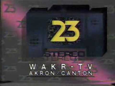 TV 23 WAKR IN STEREO STATION ID - YouTube