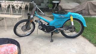 1982 Honda Passport C70 - Lifan 125 engine running