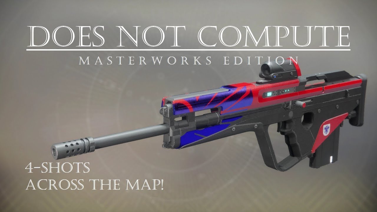 Long Range Killer - Masterworks Does Not Compute - PVP Gameplay Review