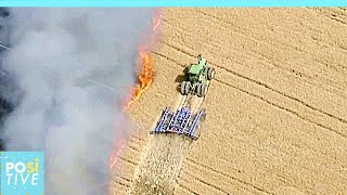 Colorado farmer risks his life to stop a forest fire