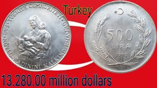 1980 Turkey 500 Lira Coin Value EXPOSED  | Is It Really Worth $13,280?