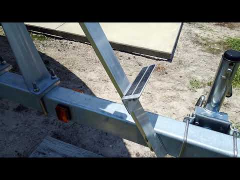 Ladder for boat trailer bow cheap fix for climbing over boat bow key West b...