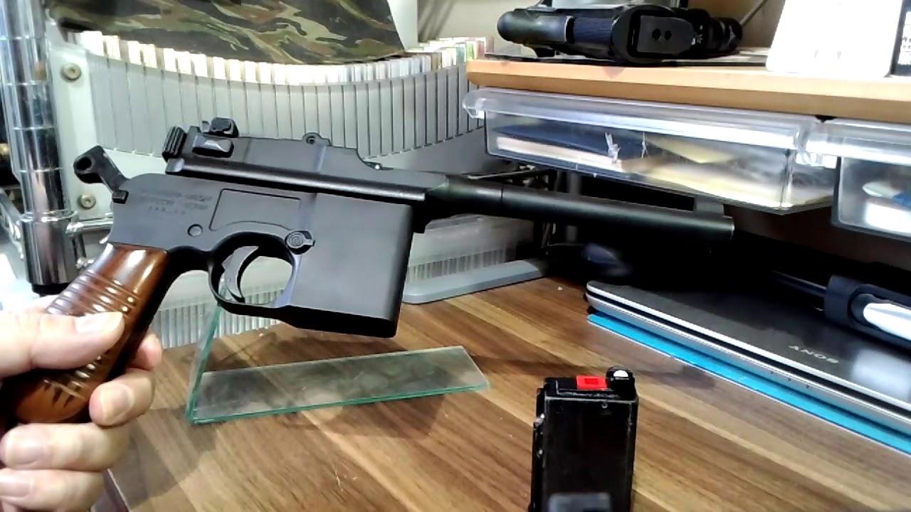 モーゼル M712 シルバー ショートバレル ガスブローバックガスガン
