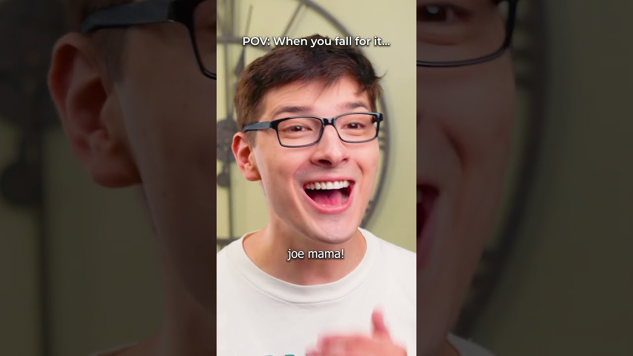 POV: When you fall for it…