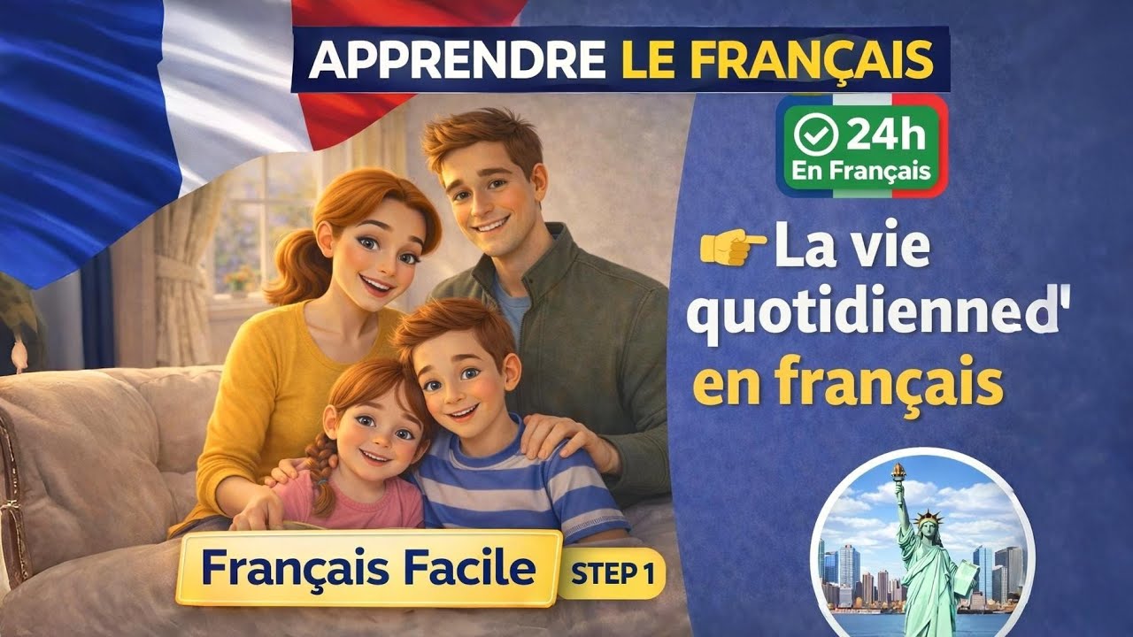 24h en Français Facile : Vivre le Quotidien (Partie 1)