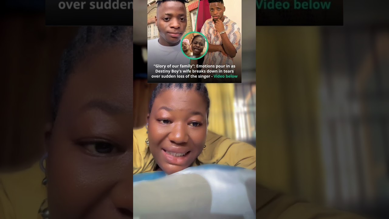 TRENDING🚨 "Glory of the family": Emotions pour in as Destiny Boy's wife breaks down in tears 😭 
