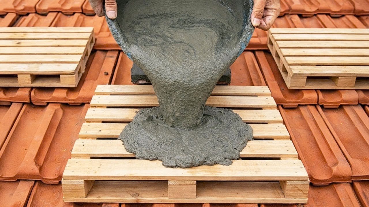 Об этом изобретении знают очень немногие! Бесплатные идеи по переработке поддонов и цемента.