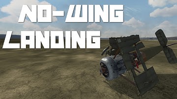Rise of Flight - No Wing Landing
