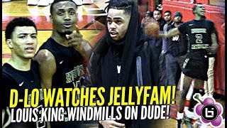 Jelly Fam Jq Shows Out For Dangelo Russell Louis King Windmills On Defender