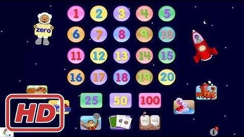 Starfall Number 1 to 100 - Learn to Count - Learn to Read and Touch Match Number