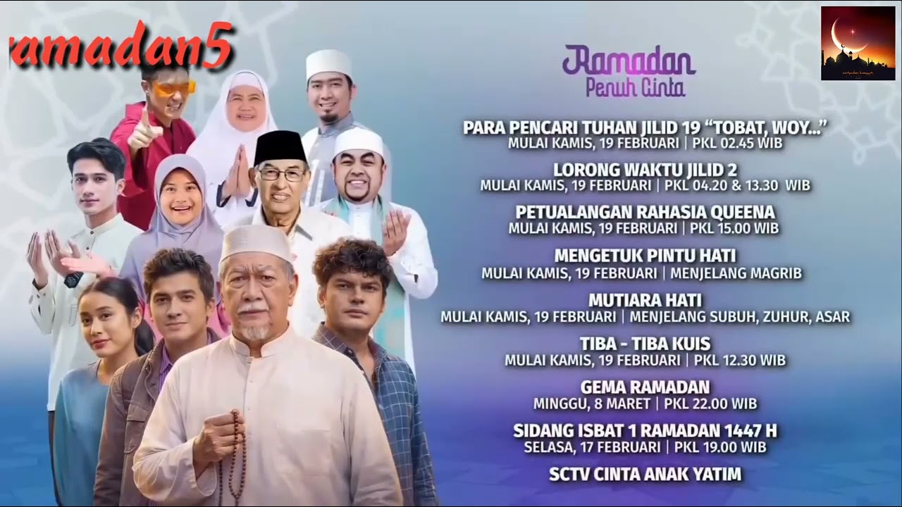 Program Ramadan penuh cinta SCTV 2026 
