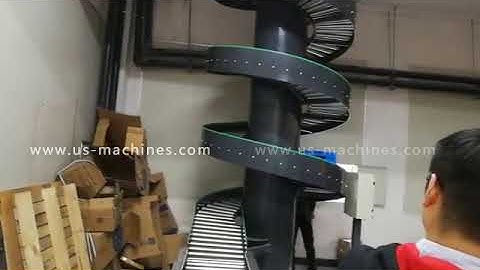 S rotary carton box roller lifting transition conveyor customized roller conveyor feeder