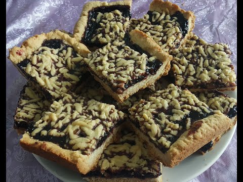 Безумно вкусный тёртый пирог. Лёгкая и вкусная выпечка. Рецепт пирога к чаю без труда.