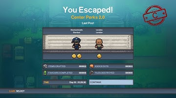 [The Escapists 2] Center Perks 2.0 | Last Post Escape