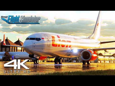 INSANE REALISM! | LionAir Boeing 737-800 | Flight Simulator 2023 | Takeoff At Ngurah Rai Airport