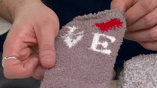 Barefoot Dreams 2-Pack CozyChic Love Socks on QVC screenshot 4