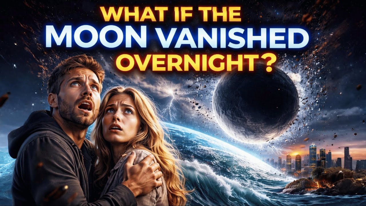 WHAT IF THE MOON VANISHED OVERNIGHT? Earth Without Its Silent Guardian
