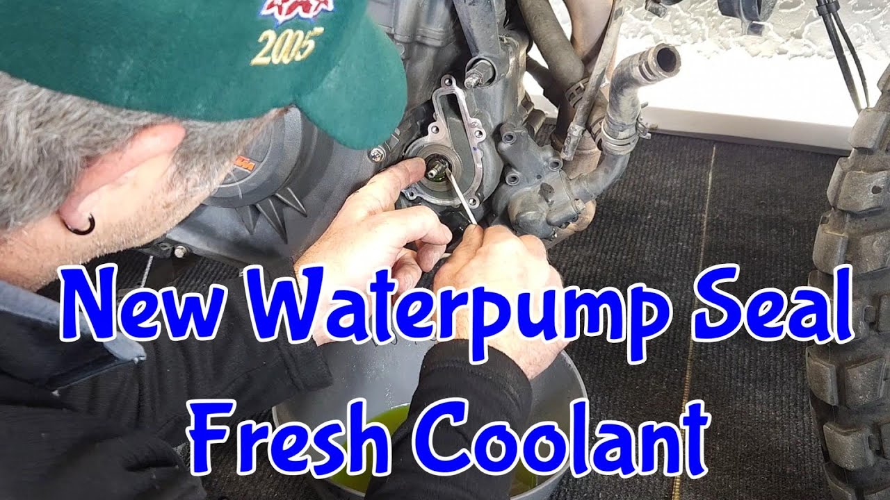 Coolant & Water Pump Seal Change. KTM 390 Adventure YouTube
